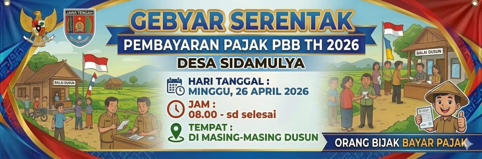 Gebyar Serentak Pembayaran Pajak Bumi dan Bangunan (PBB)