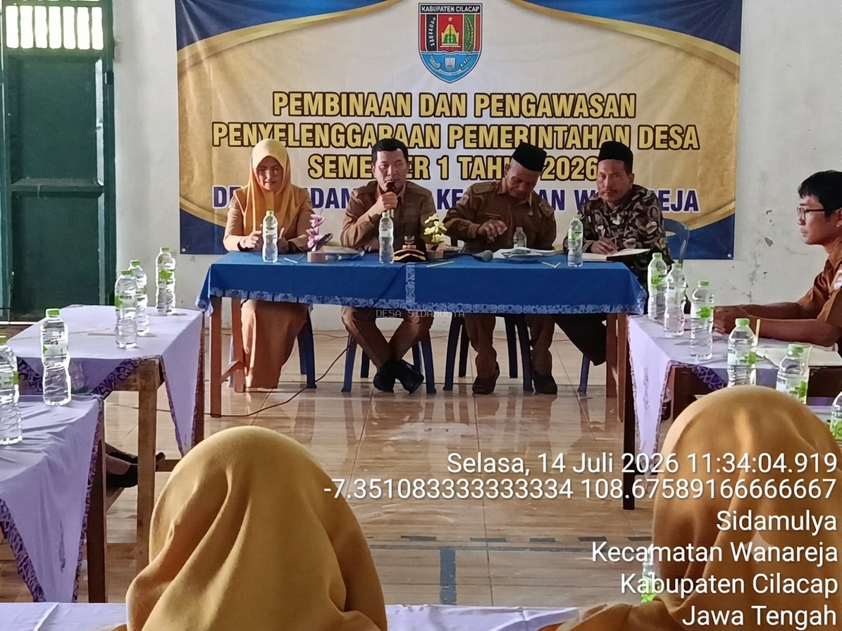 PEMBINAAN DAN PENGAWASAN PENYELENGGARAAN PEMERINTAHAN DESA SEMESTER I TAHUN 2026 DI DESA SIDAMULYA
